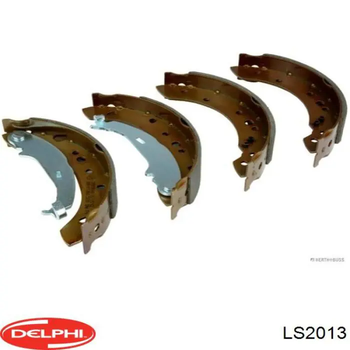 Купить LS2013 Delphi Задние барабанные тормозные колодки