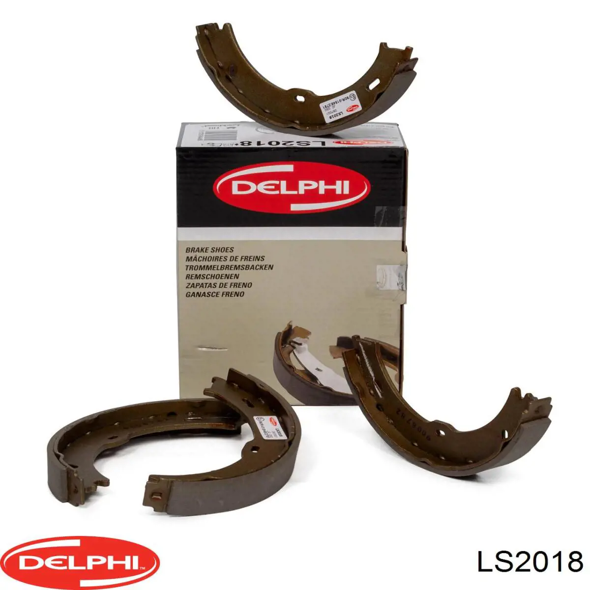 Тормозные колодки стояночного тормоза Delphi LS2018 цена, от 22.75 USD