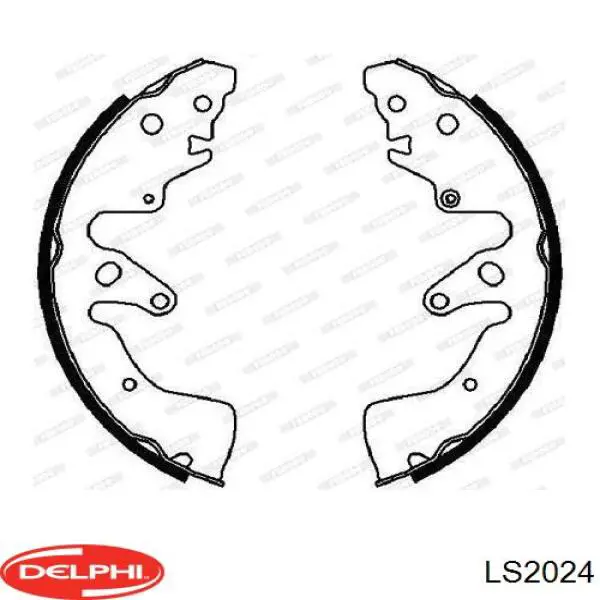 Тормоза рабочие задние ножные и тормозные барабаны Delphi LS2024 цена, от 28.46 USD