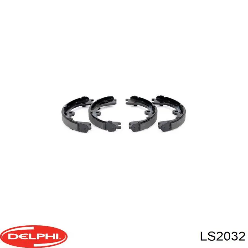 Тормозные колодки стояночного тормоза Delphi LS2032 цена, от 28.18 USD