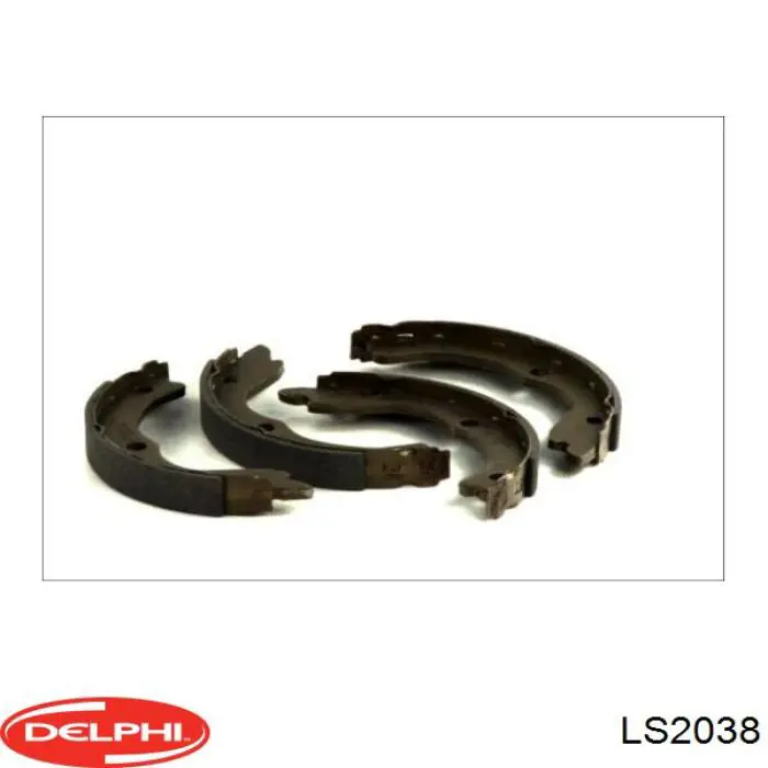 Колодки ручника LS2038 Delphi