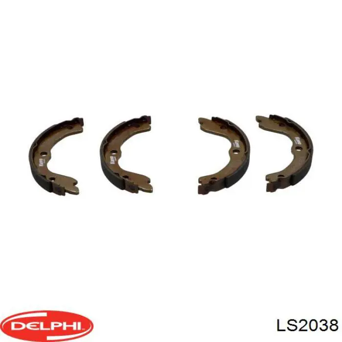 Колодки ручника LS2038 Delphi