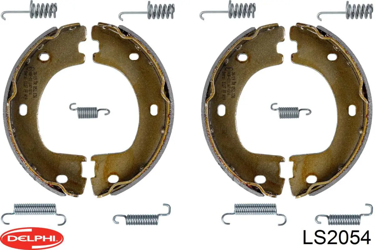 Тормозные колодки стояночного тормоза Delphi LS2054 цена, от 35.93 USD