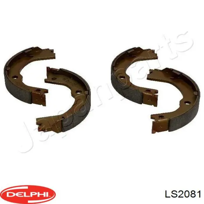 LS2081 Delphi Тормозные колодки ручника
