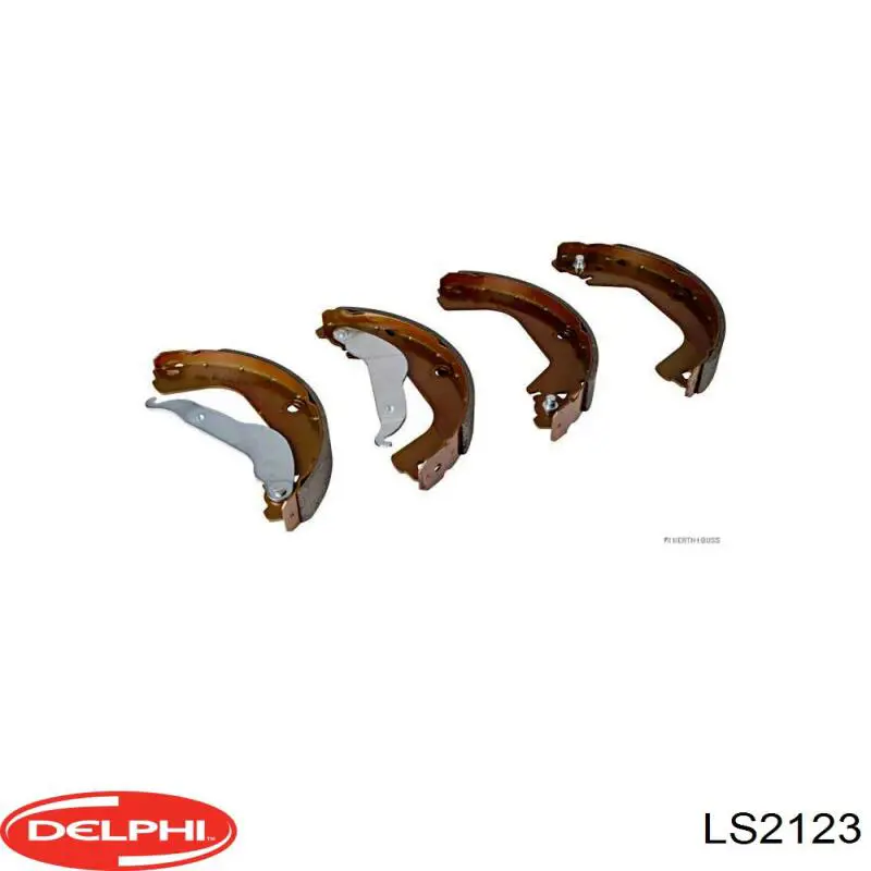 Тормоза рабочие задние ножные и тормозные барабаны Delphi LS2123 цена, от 39.12 USD