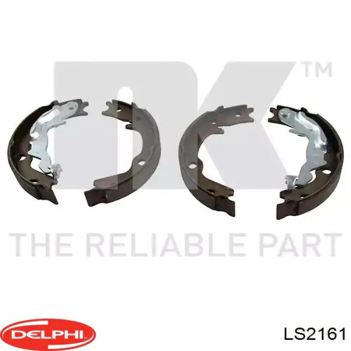 Тормозные колодки стояночного тормоза Delphi LS2161 цена, от 21.90 USD