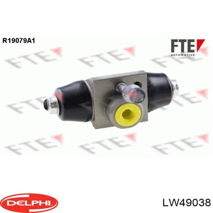 LW49038 Delphi Цилиндр тормозной колесный, задний