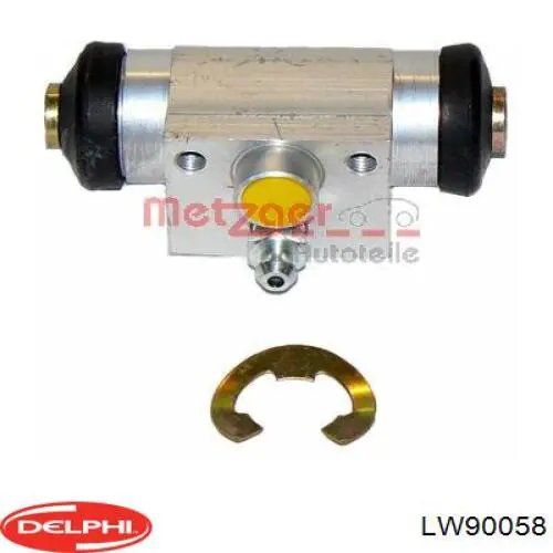 Рабочий тормозной цилиндр Delphi LW90058 цена, от 14.26 USD