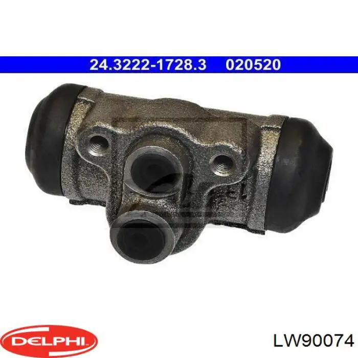 LW90074 Delphi цилиндр тормозной колесный рабочий задний