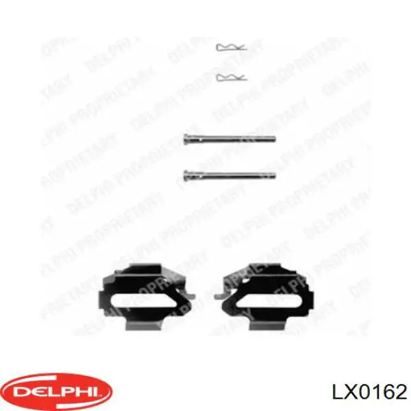 Ремкомплект тормозов задних Delphi LX0162