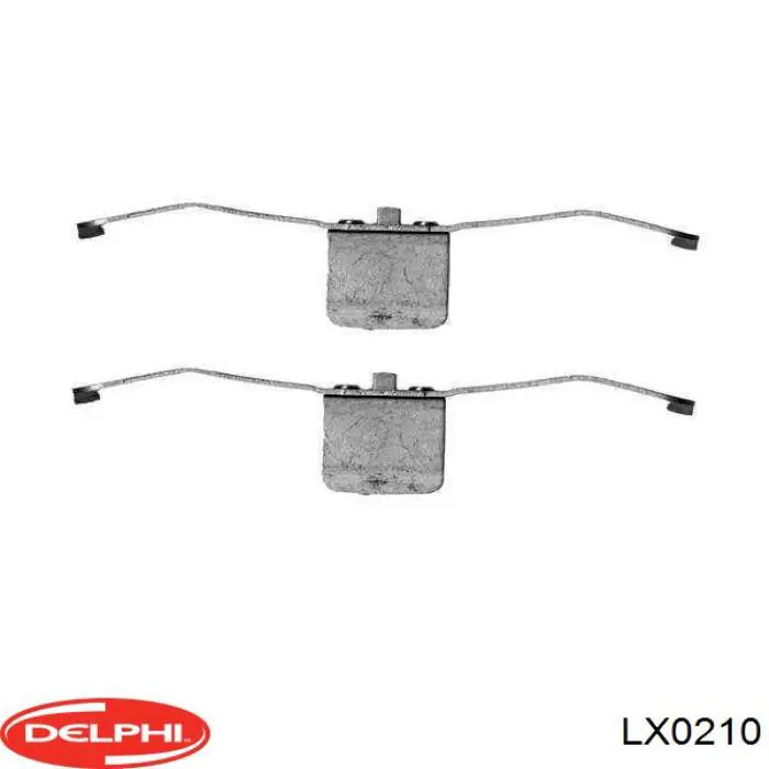 Пружинная защелка суппорта LX0210 Delphi