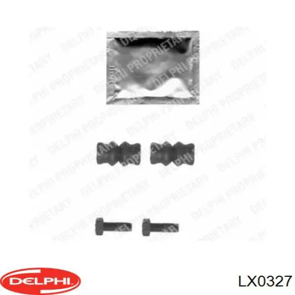 LX0327 Delphi ремкомплект суппорта тормозного заднего