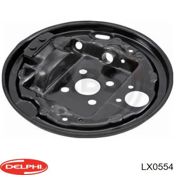 LX0554 Delphi комплект пружинок крепления дисковых колодок передних