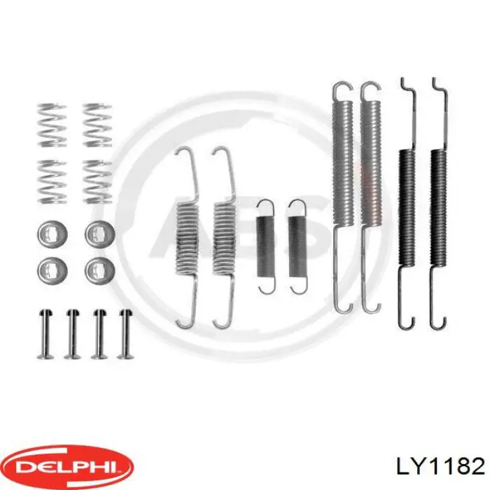 Ремкомплект тормозных колодок Delphi LY1182 цена, от 10.00 USD