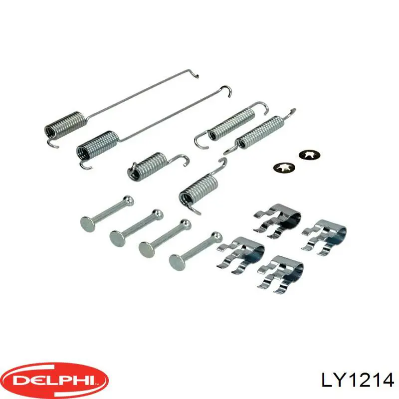 LY1214 Delphi ремкомплект тормозных колодок