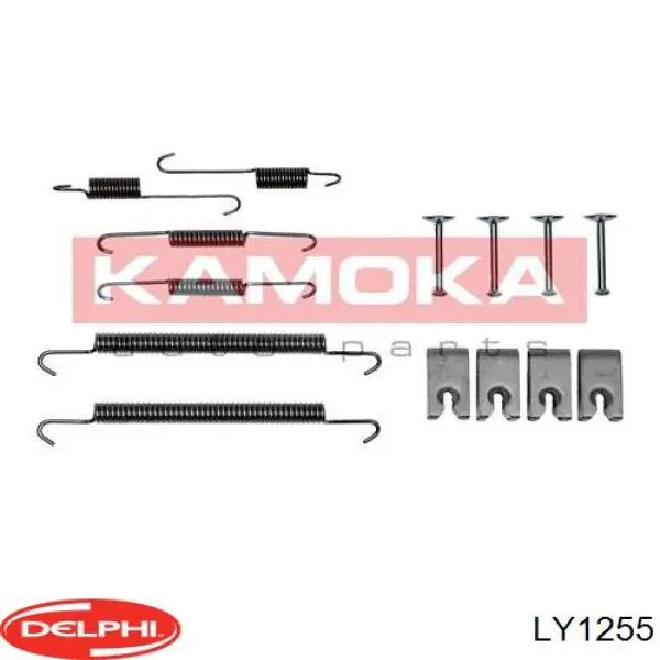 Монтажный комплект задних барабанных колодок LY1255 Delphi