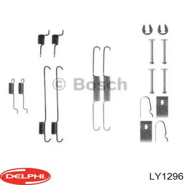 Ремкомплект тормозных колодок LY1296 Delphi