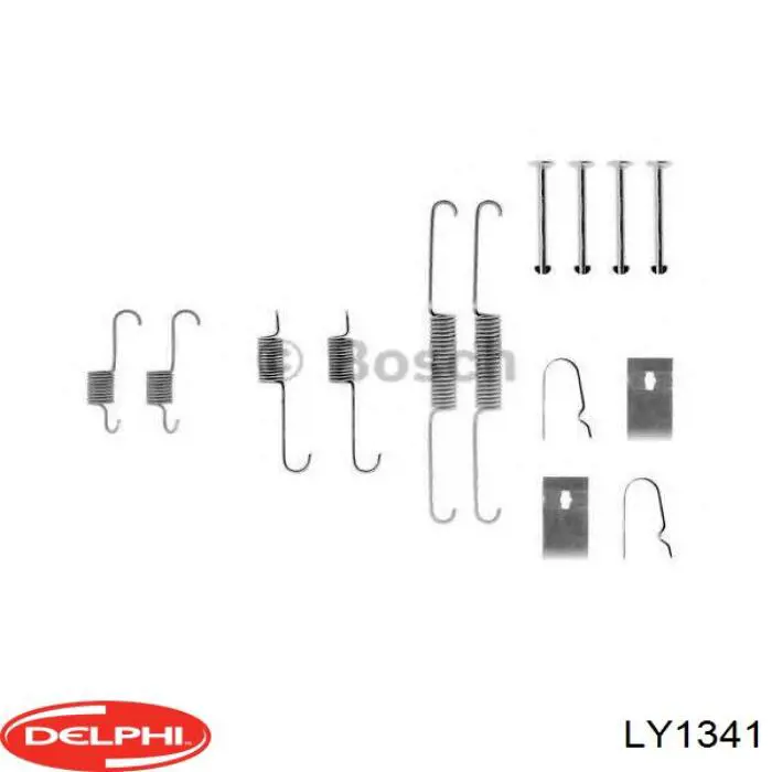LY1341 Delphi ремкомплект тормозных колодок