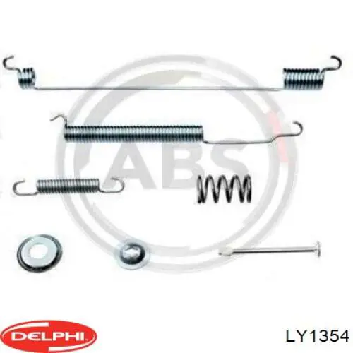 Juego de reparación, pastillas de frenos LY1354 Delphi