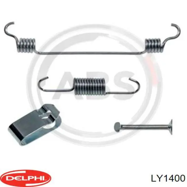 Ремкомплект тормозов задних Delphi LY1400 цена, от 10.41 USD