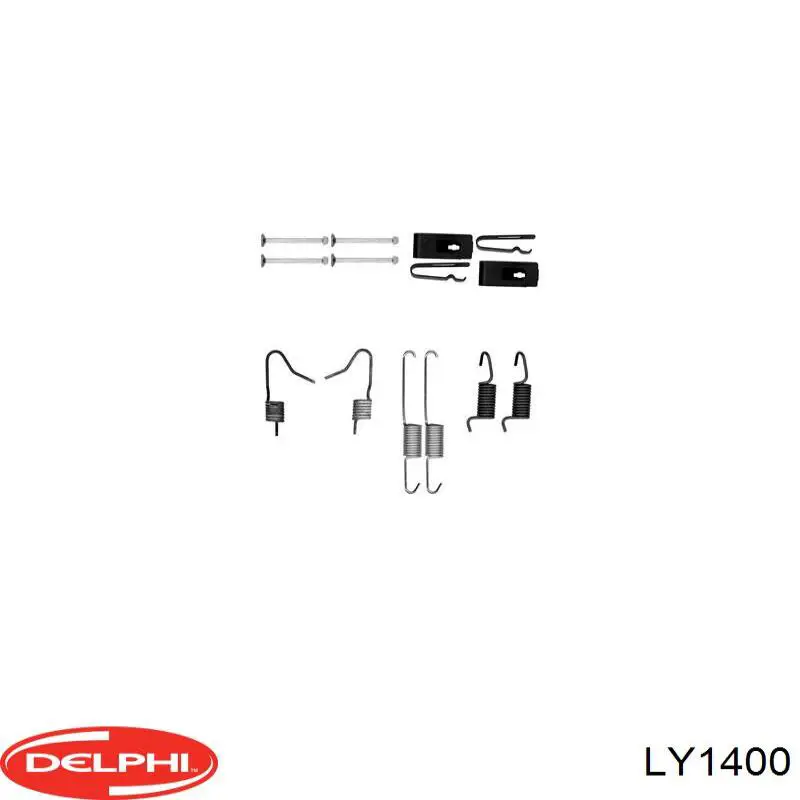 LY1400 Delphi Ремкомплект тормозов задних