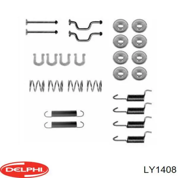 LY1408 Delphi ремкомплект тормозных колодок