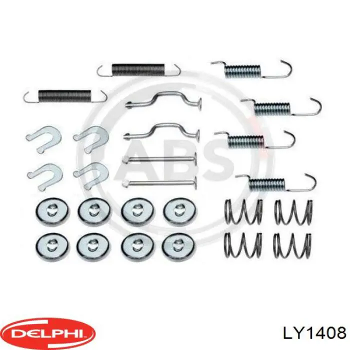 Ремкомплект тормозных колодок Delphi LY1408 цена, от 10.06 USD