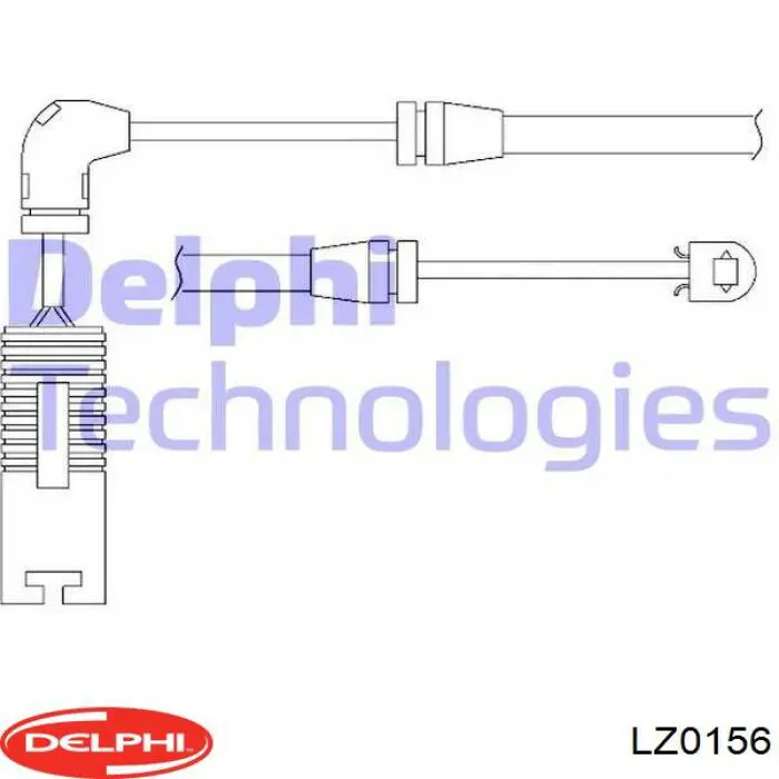 LZ0156 Delphi датчик износа тормозных колодок передний
