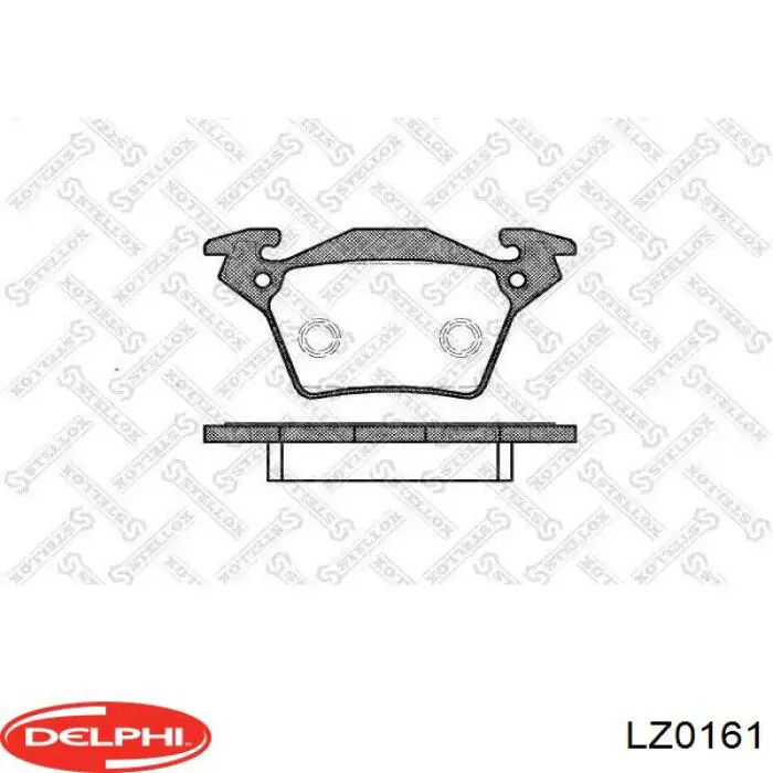 Датчик износа тормозных колодок задний LZ0161 Delphi