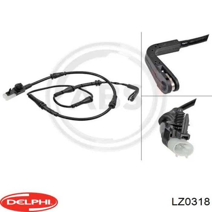 Купить LZ0318 Delphi Датчик износа тормозных колодок задний