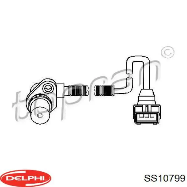 Датчик положения коленчатого вала Delphi SS10799 цена, от 19.44 USD