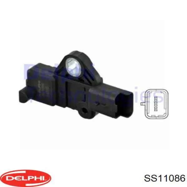 SS11086 Delphi sensor de posição (de revoluções de cambota)