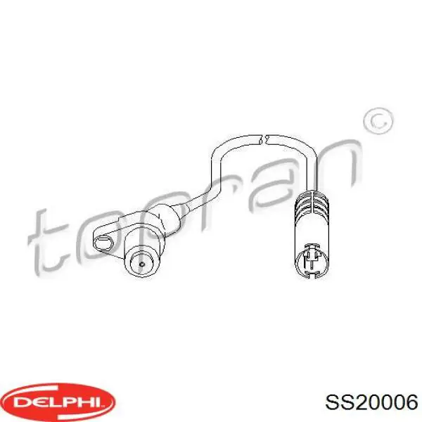 Купить SS20006 Delphi Датчик АБС задний