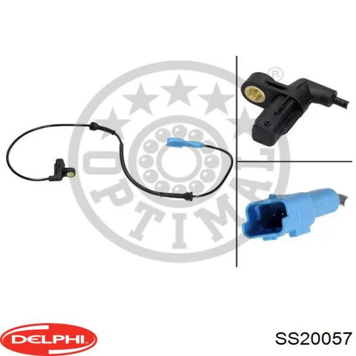 Передний датчик АБС Delphi SS20057 цена, от 12.87 USD