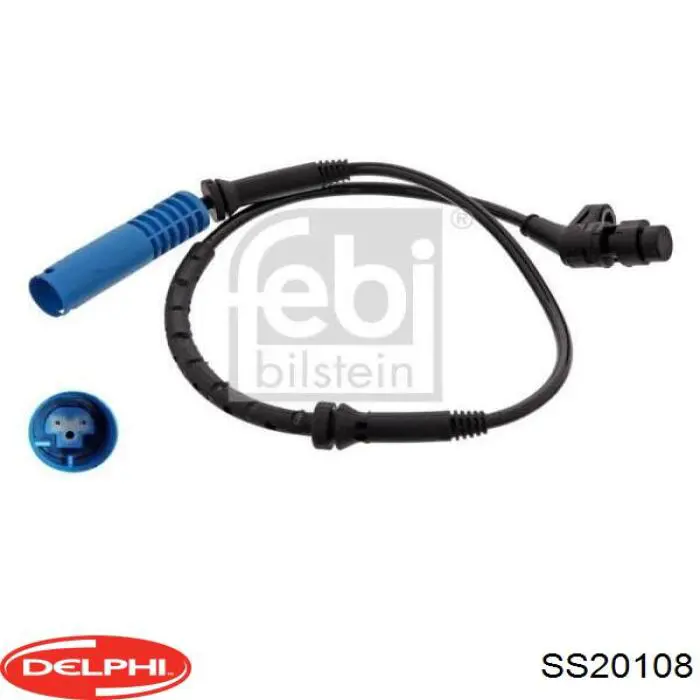 Sensor ABS delantero SS20108 Delphi