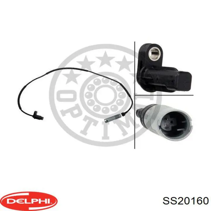 Датчик АБС (ABS) задний Delphi SS20160 цена, от 33.94 USD