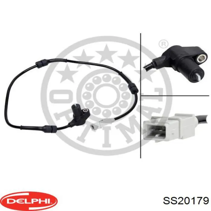 Датчик АБС (ABS) задний Delphi SS20179 цена, от 18.94 USD