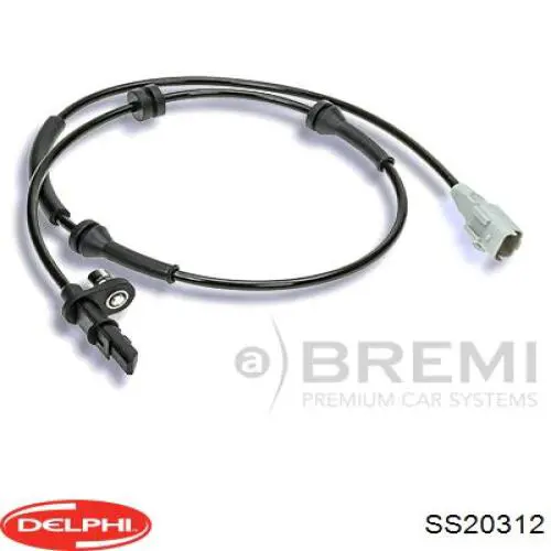 Sensor ABS delantero SS20312 Delphi