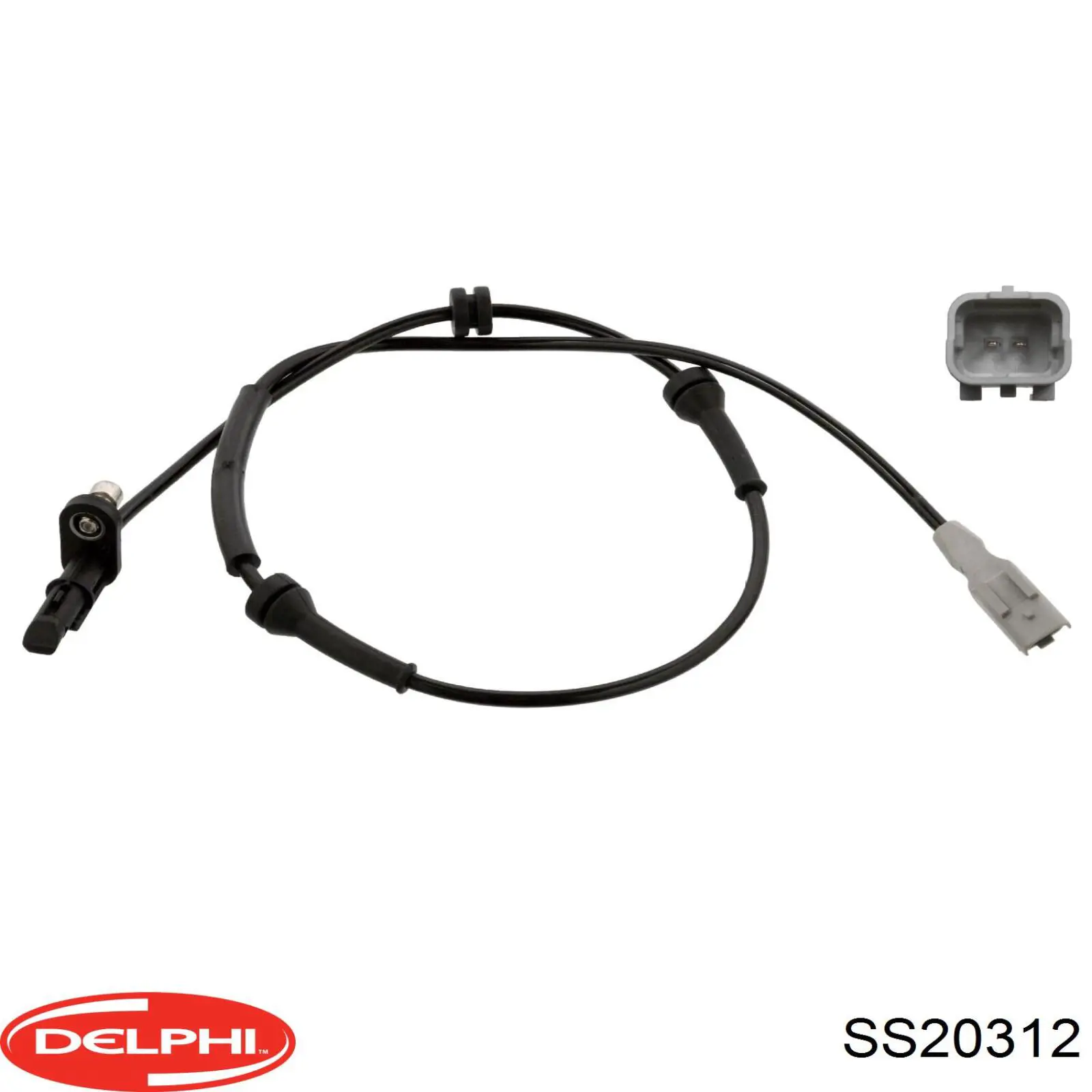 SS20312 Delphi sensor dianteiro de abs