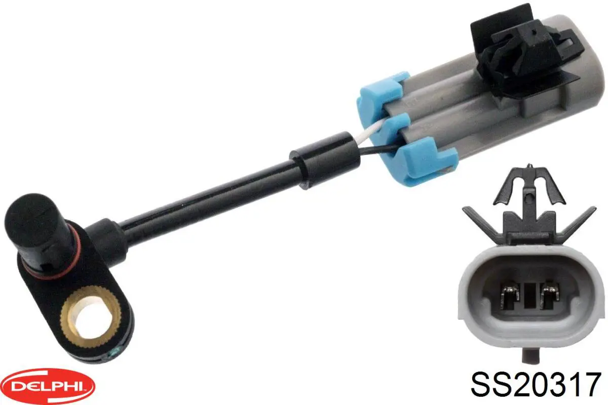 Передний датчик АБС Delphi SS20317 цена, от 21.36 USD