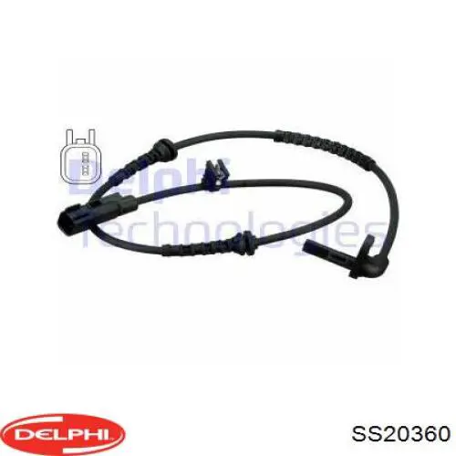 SS20360 Delphi sensor abs dianteiro direito