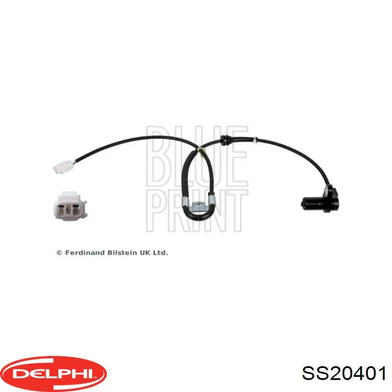 Датчик АБС (ABS) передний, правый Delphi SS20401 цена, от 17.11 USD