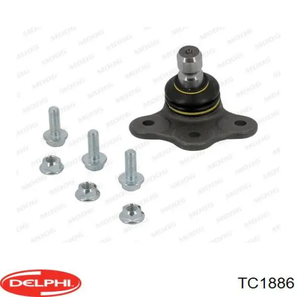 Шаровая опора, нижняя Delphi TC1886 цена, от 10.54 USD