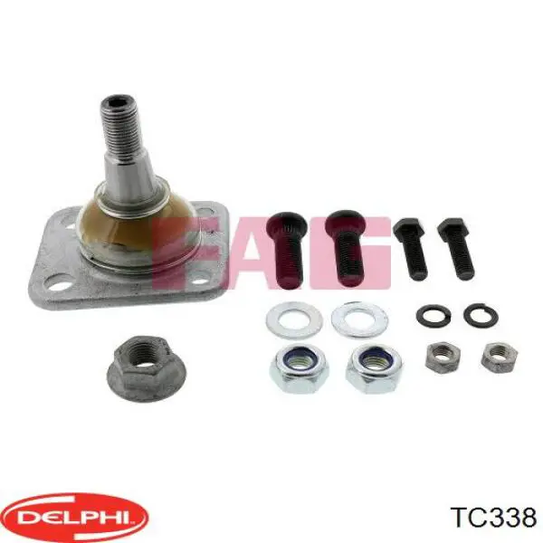 Верхняя шаровая опора Delphi TC338 цена, от 12.61 USD