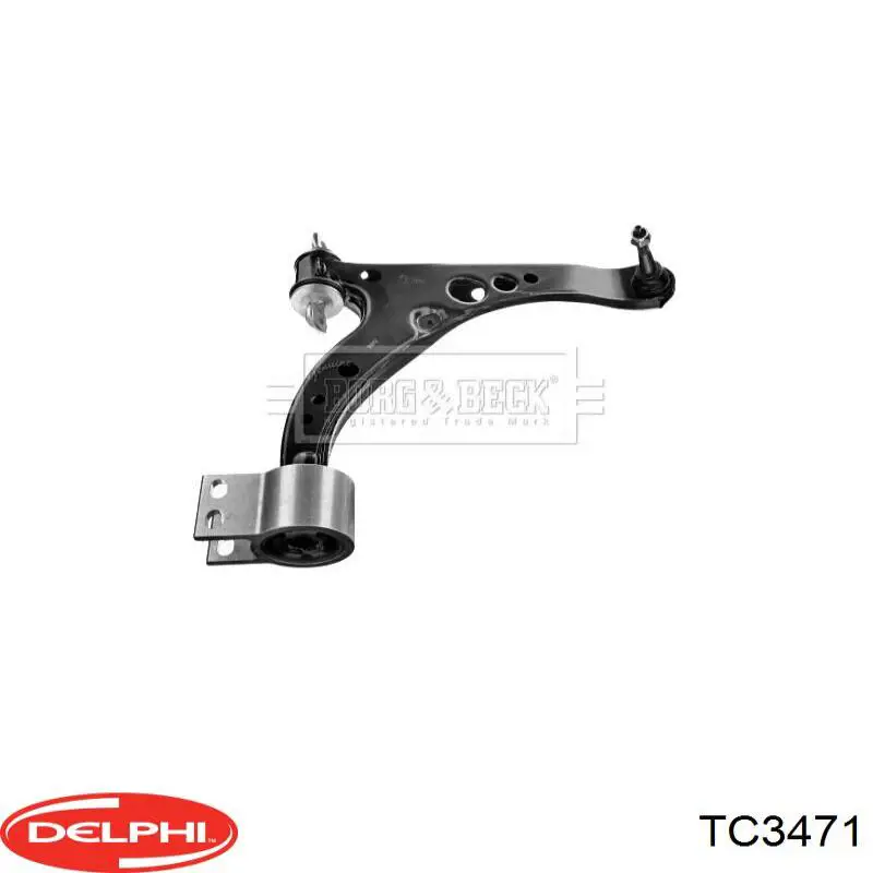 Купить TC3471 Delphi Нижний правый рычаг передней подвески