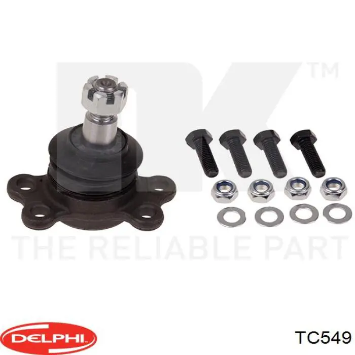 Верхняя шаровая опора Delphi TC549 цена, от 14.31 USD
