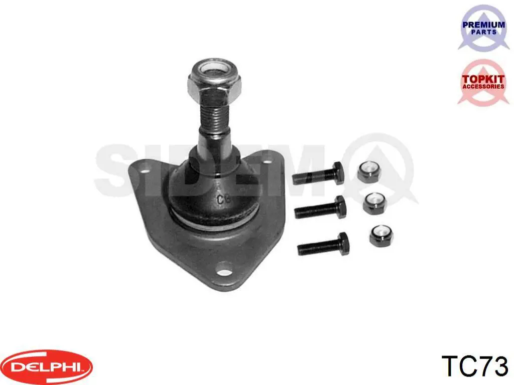 Шаровая опора, нижняя Delphi TC73 цена, от 14.53 USD