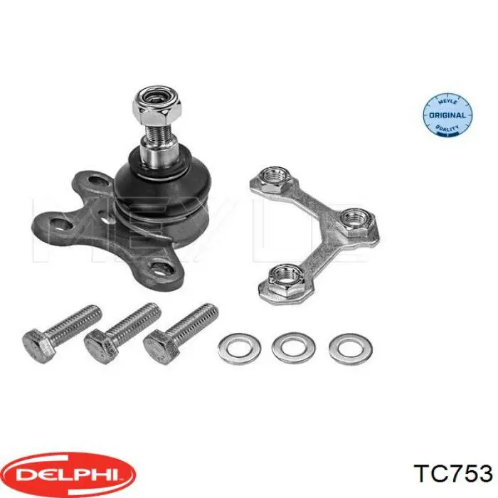 Нижняя левая шаровая опора Delphi TC753 цена, от 13.31 USD