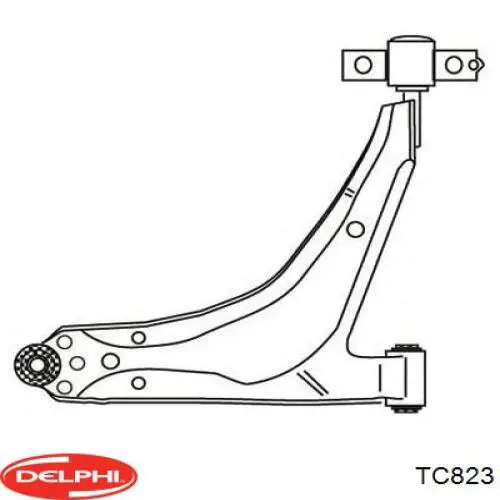 Правый рычаг передней нижней подвески Delphi TC823 цена, от 32.40 USD