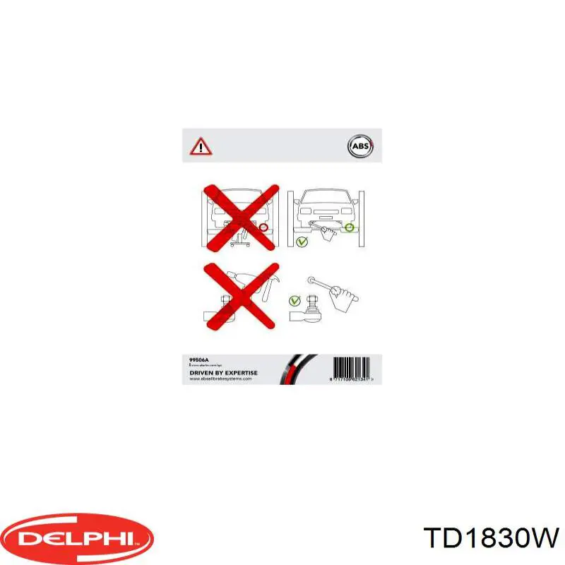 Сайлентблок передней подвески Delphi TD1830W цена, от 26.17 USD